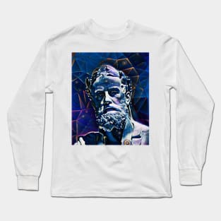 Xenophon Dark Night Portrait | Xenophon Artwork 5 Long Sleeve T-Shirt